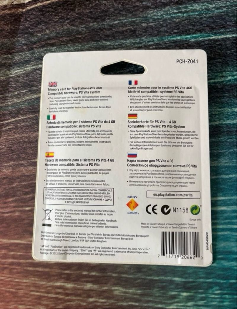 Tarjeta Memoria PS Vita 4GB afbeelding 2