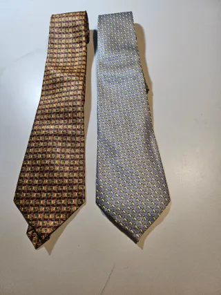 Corbatas de seda con estampado