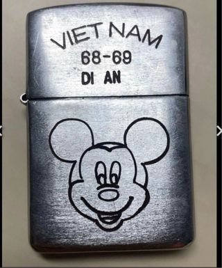 ZIPPO Mickey VIETNAM66-67vintage コレクション用 Mechero Zippo Vietnam 68-69 Di An Mickey de segunda mano por 250
