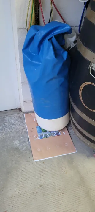 Soporte Pared con Saco Boxeo