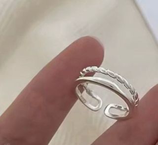 Lote 5 Anillos y pulsera plata y esterlina 925