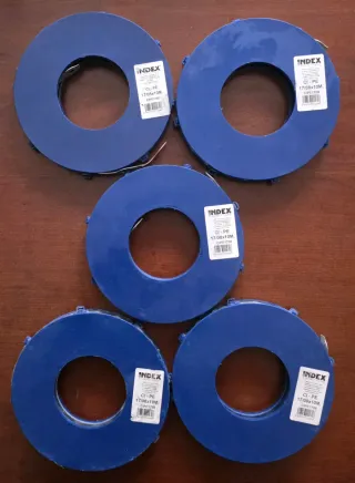 5 ROLLOS 10 MT CINTA PERFORADA INDEX