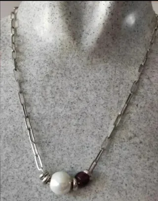 Conjunto Joyas: Collar, Pulsera y Broche