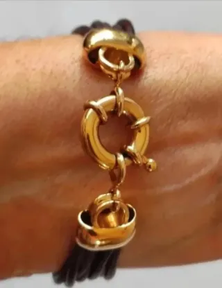 Conjunto Joyas: Collar, Pulsera y Broche