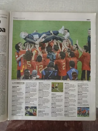 MUNDO DEPORTIVO.ESPAÑA CAMPEONES DE  EUROPA 2008