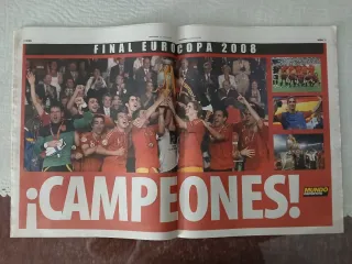 MUNDO DEPORTIVO.ESPAÑA CAMPEONES DE  EUROPA 2008