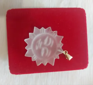 Ciondolo Sole Oro Giallo 750