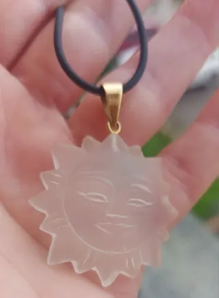 Ciondolo Sole Oro Giallo 750