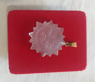 Ciondolo Sole Oro Giallo 750