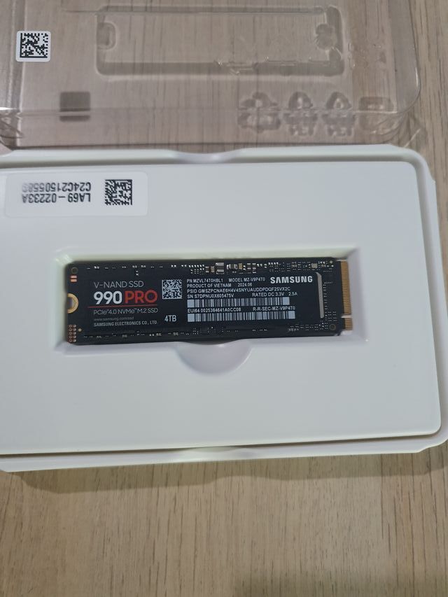 SSD Samsung 990 PRO 4TB NVMe PCIe 4.0