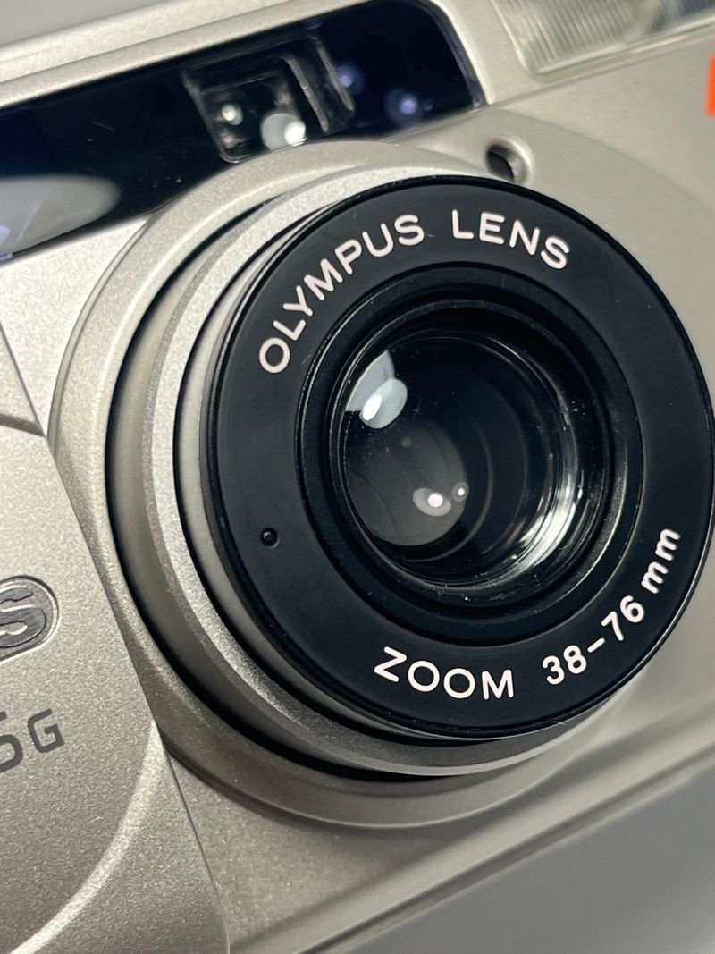 Cámara analógica Olympus Superzoom 75G + Estuche afbeelding 5