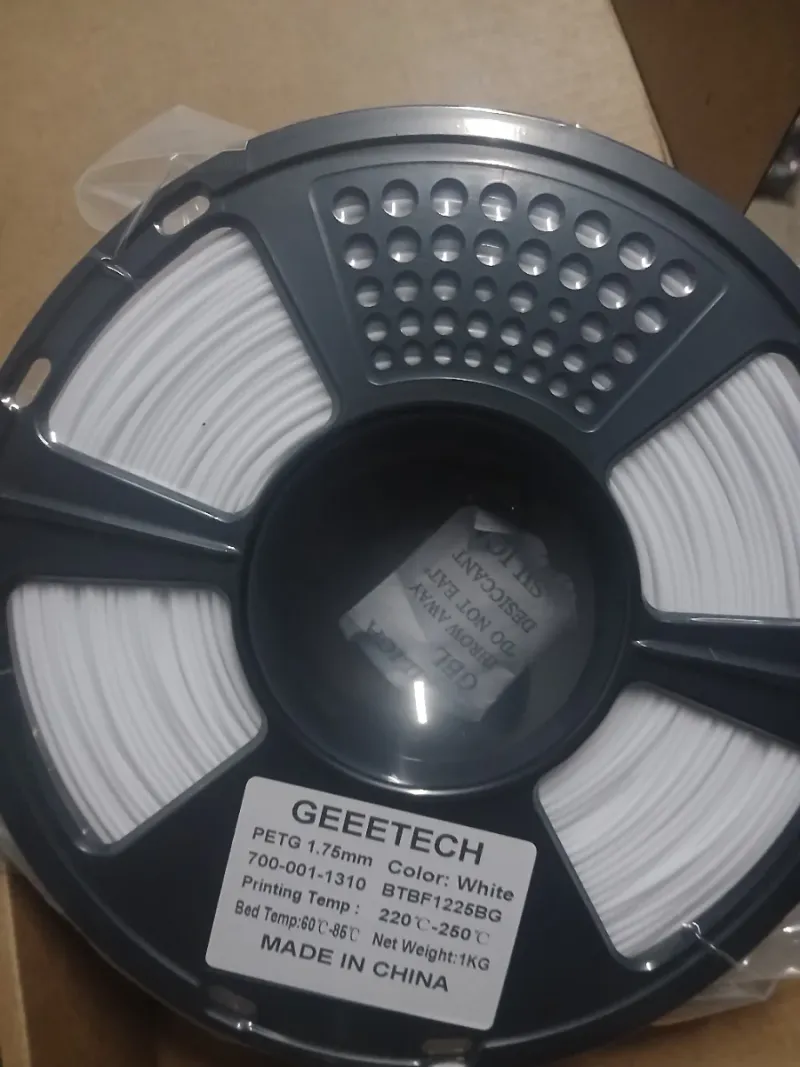 Filamento PETG Geeetech 1kg 1.75mm NUEVO