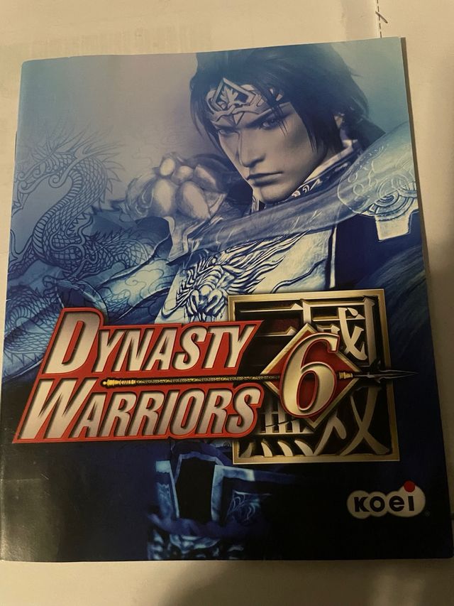 Manual de Juego PS3 Dynasty Warriors 6 Koei