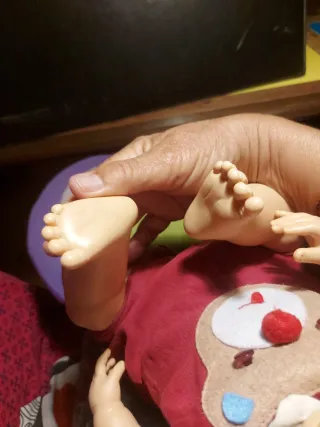 Muñeco nugolet bebé 2003 con mono de oso