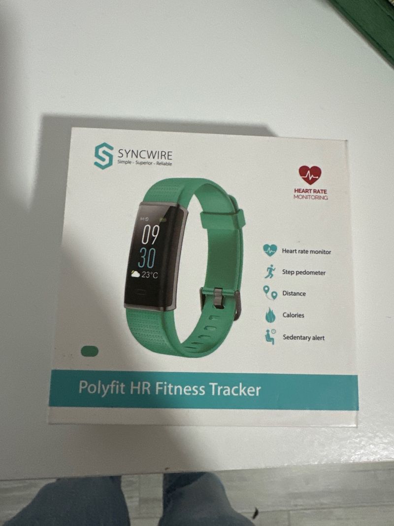Syncwire Polyfit HR Fitness Tracker Verde