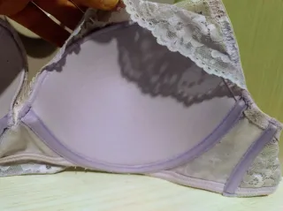 Reggiseno Terranova Viola Pizzo