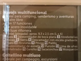 Navaja Multifuncional Rocktrail 17 Funciones