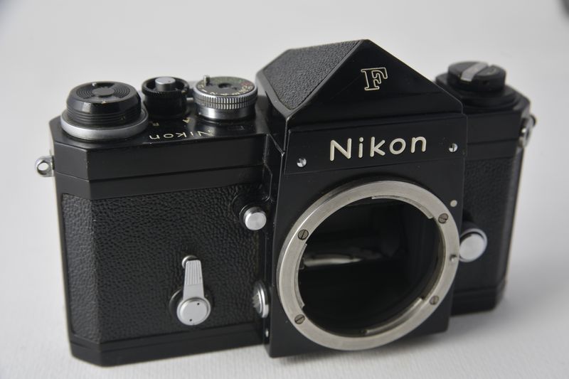 NIKON F EYE LEVEL NEGRO - MUY RARA PARA COLECCIÓN afbeelding 6