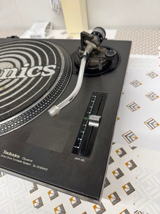 Technics SL1210 Mk2 Tocadiscos DJ Negro