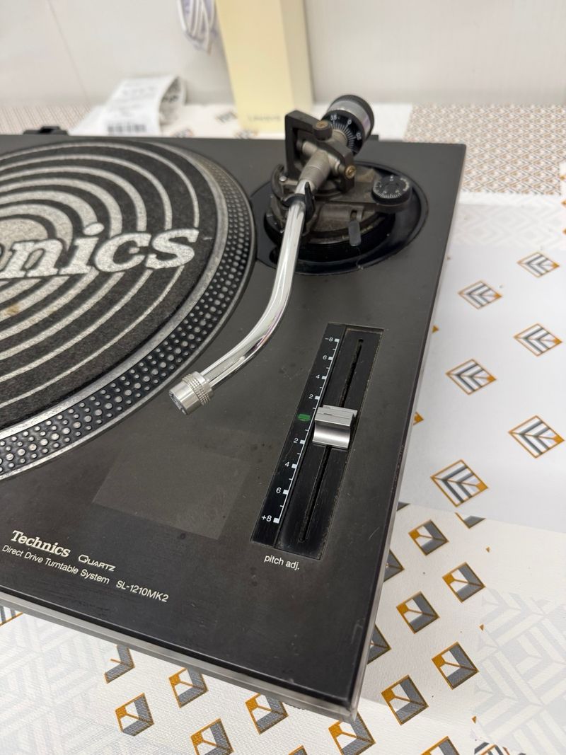 Technics SL1210 Mk2 Tocadiscos DJ Negro afbeelding 5