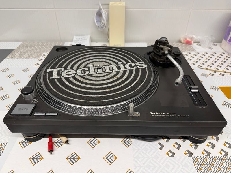 Technics SL1210 Mk2 Tocadiscos DJ Negro afbeelding 7