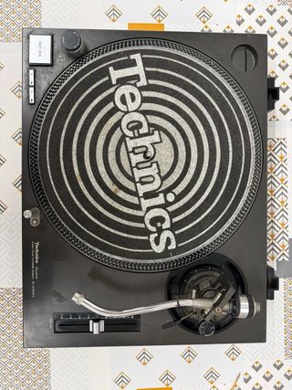 Technics SL1210 Mk2 Tocadiscos DJ Negro