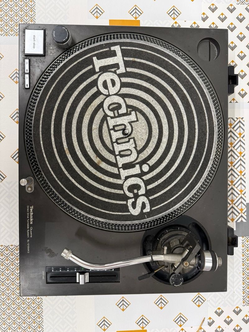 Technics SL1210 Mk2 Tocadiscos DJ Negro afbeelding 8