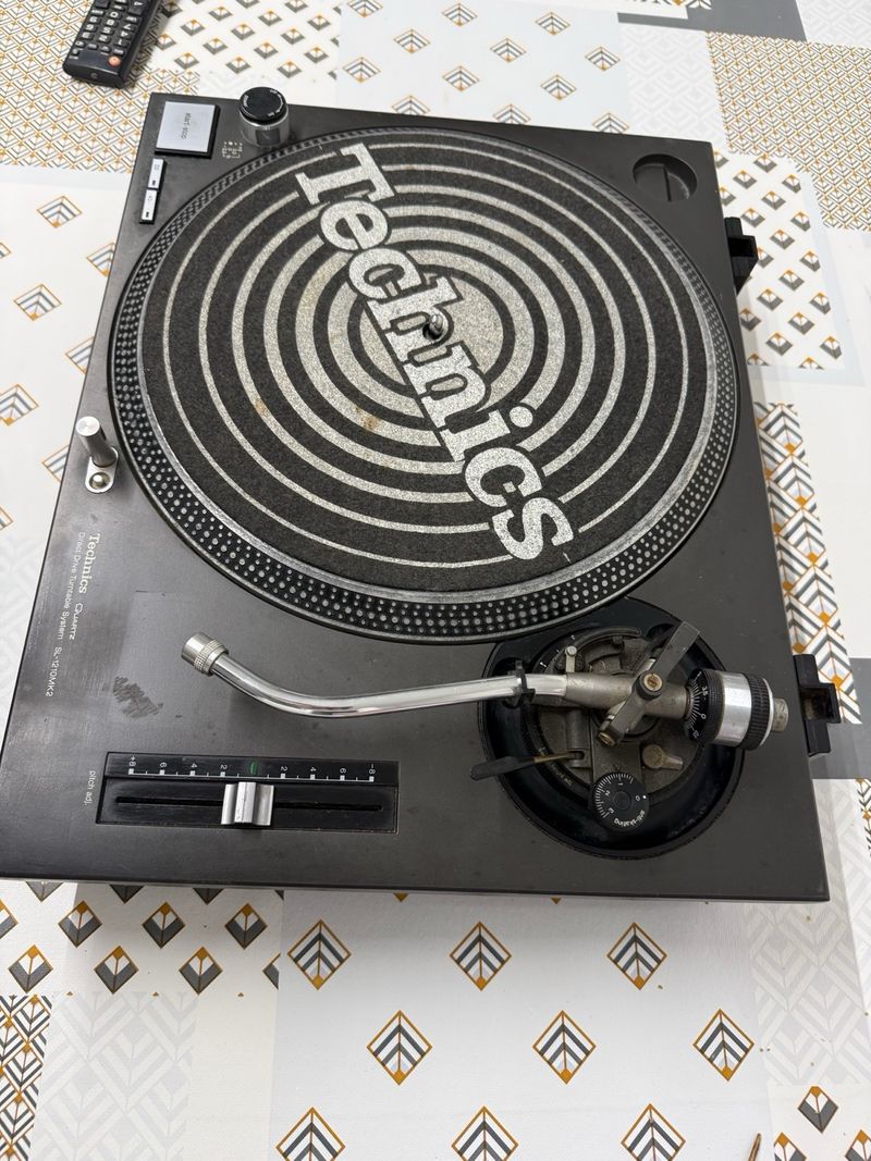 Technics SL1210 Mk2 Tocadiscos DJ Negro afbeelding 3