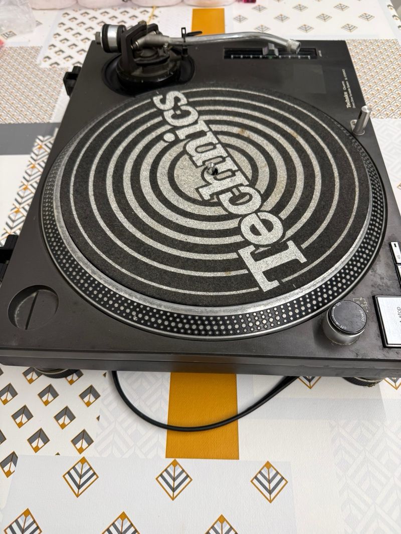 Technics SL1210 Mk2 Tocadiscos DJ Negro afbeelding 4