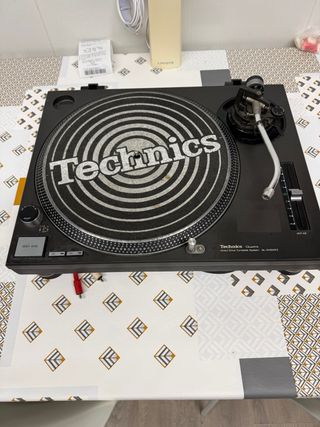 Technics SL1210 Mk2 Tocadiscos DJ Negro