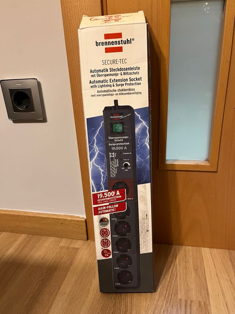 Regleta Brennenstuhl SECURE-TEC 19.500 A