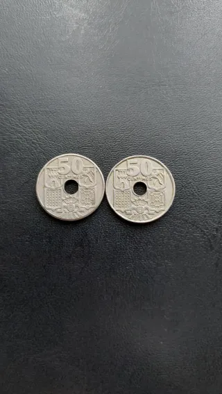 50 céntimos 1963 Variante Rombo