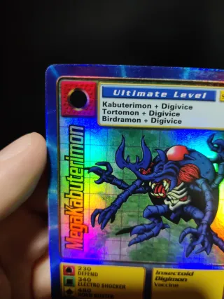 Carta Digimon MegaKabuterimon ST-28S 1999 Inglés