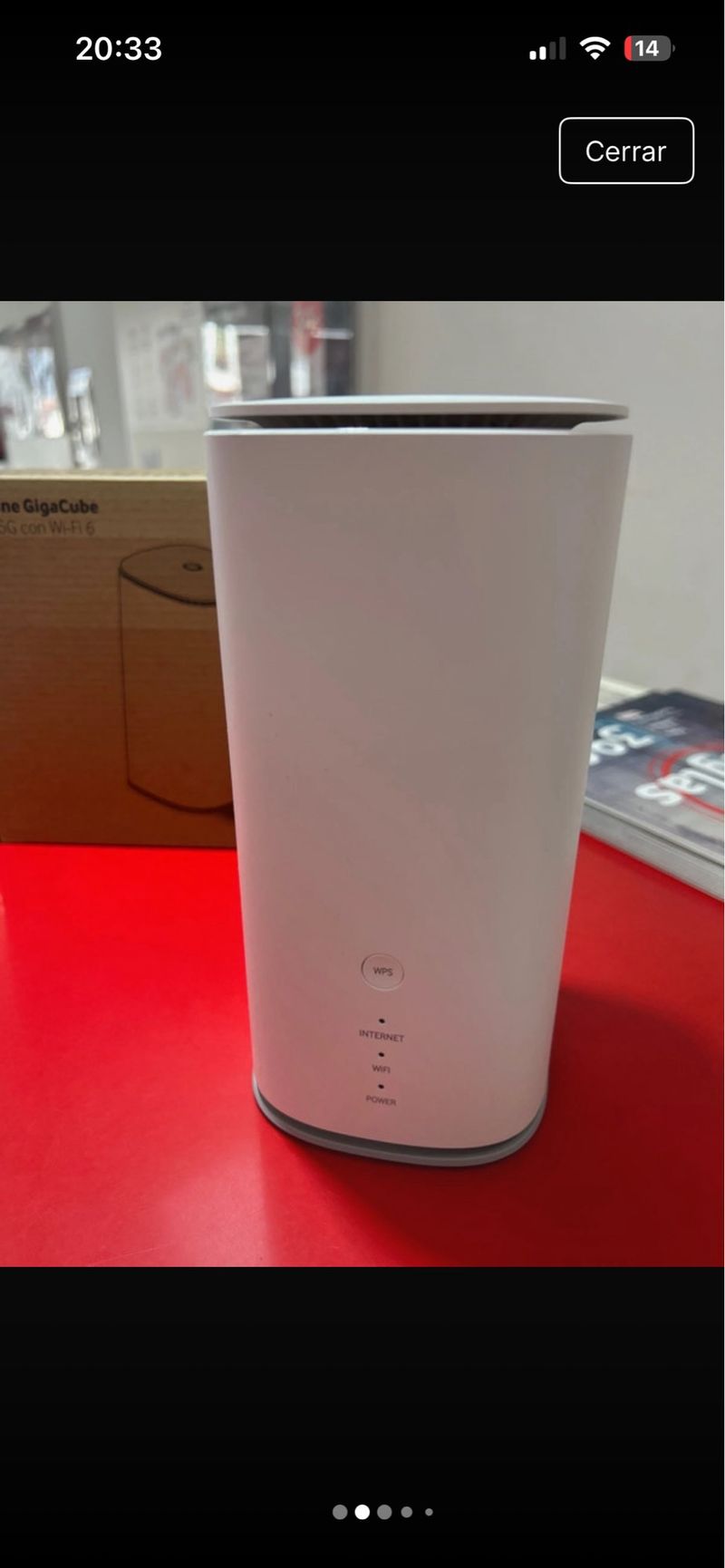 Router 5G Giga Cube WiFi 6