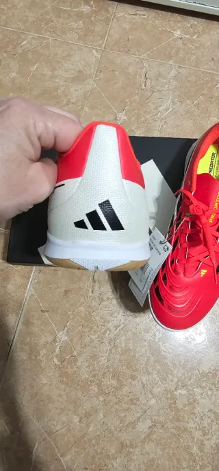 Adidas Predator Botas Fútbol Rojas Talla 41,5