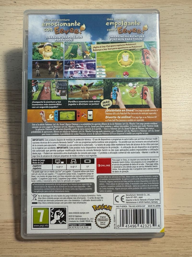 Pokémon Let’s Go Eevee Nintendo Switch completo afbeelding 2