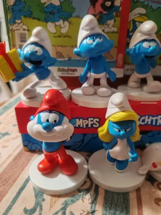 COLECCION 10 PITUFOS 3D