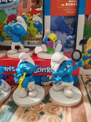 COLECCION 10 PITUFOS 3D