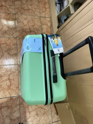 Juego 3 Maletas Polipropileno Verde