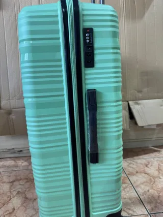 Juego 3 Maletas Polipropileno Verde