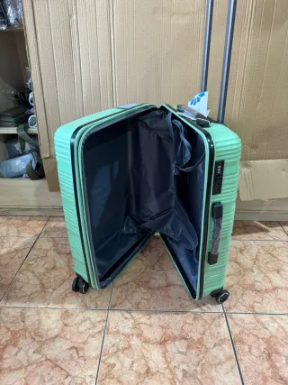 Juego 3 Maletas Polipropileno Verde