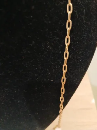 Cadena dorada baño oro