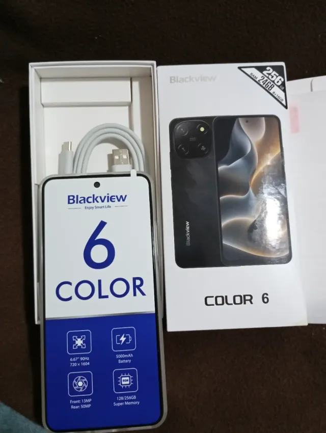 Móvil Blackview Color 6 256GB