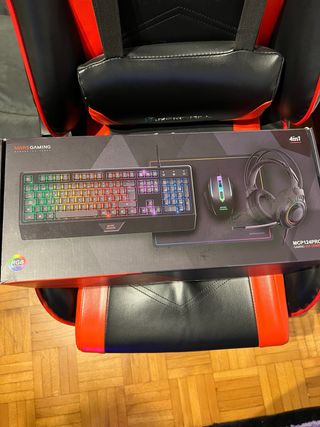 Pack Gaming 4 en 1 Mars Gaming MCP124PRO - Teclado