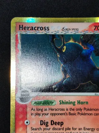Pokemon Card Heracross 3/101 Holo English Exc / Nm