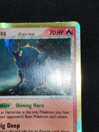 Pokemon Card Heracross 3/101 Holo English Exc / Nm