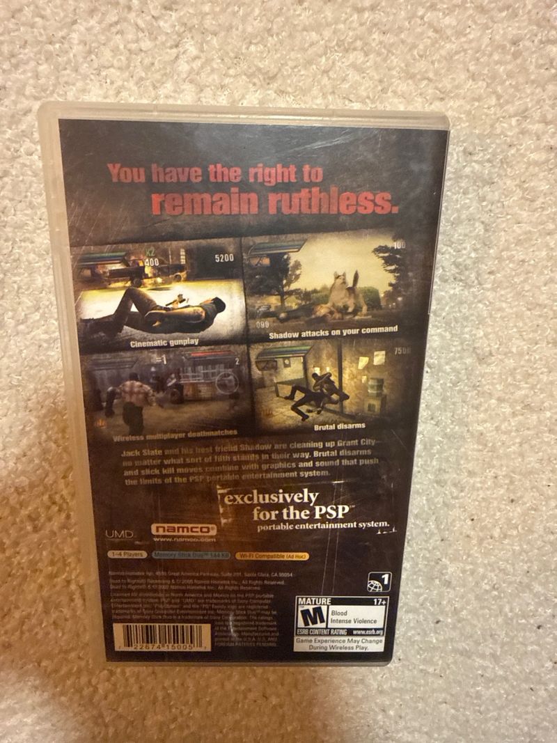 Juego PSP Dead to Rights: Reckoning afbeelding 2
