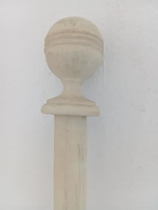 Barra de cortina de madera beige 1.70 cm