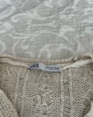 Jersey Zara Beige Trenzado