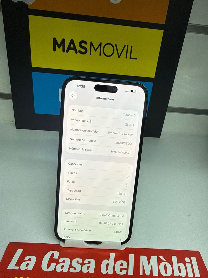 iPhone 14 Pro Max 128GB Negro como nuevo afbeelding 8